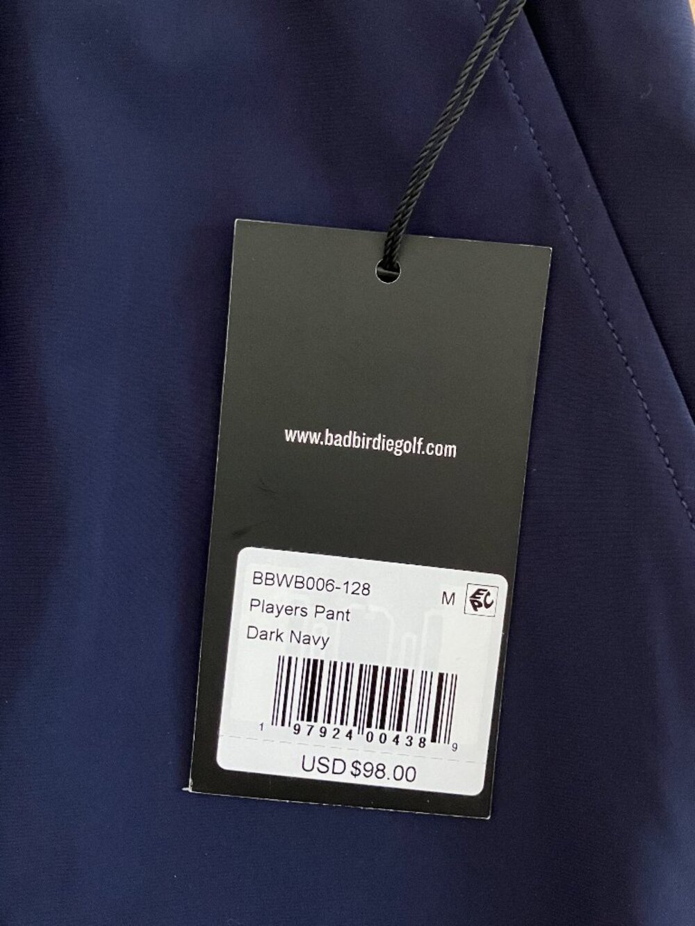 Bad Birdie Women's Players Golf Pants NWT Size M Navy Blue - Picture 5 of 11
